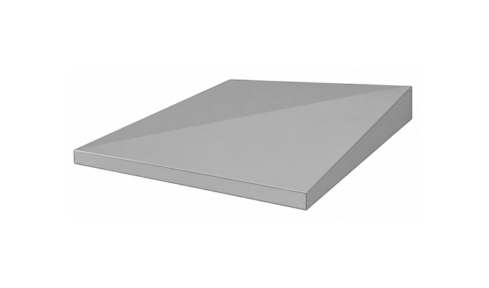 Valley and hip boards made of EPS, Neopor and XPS