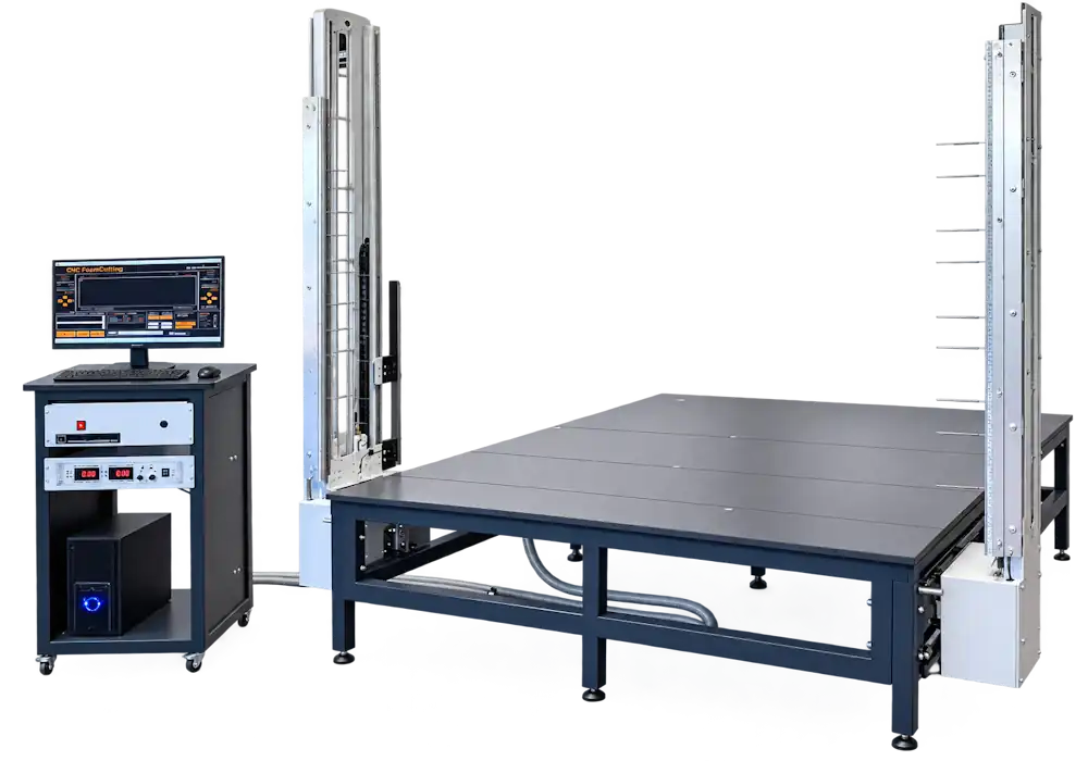 RoofCut Series CNC hot wire cutting machine for tapered insulation made of EPS, Neopor and XPS