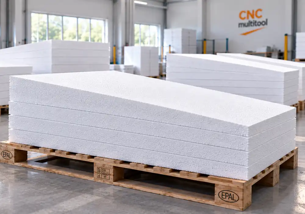 EPS and Neopor as block material for roof production with the RoofCut Series