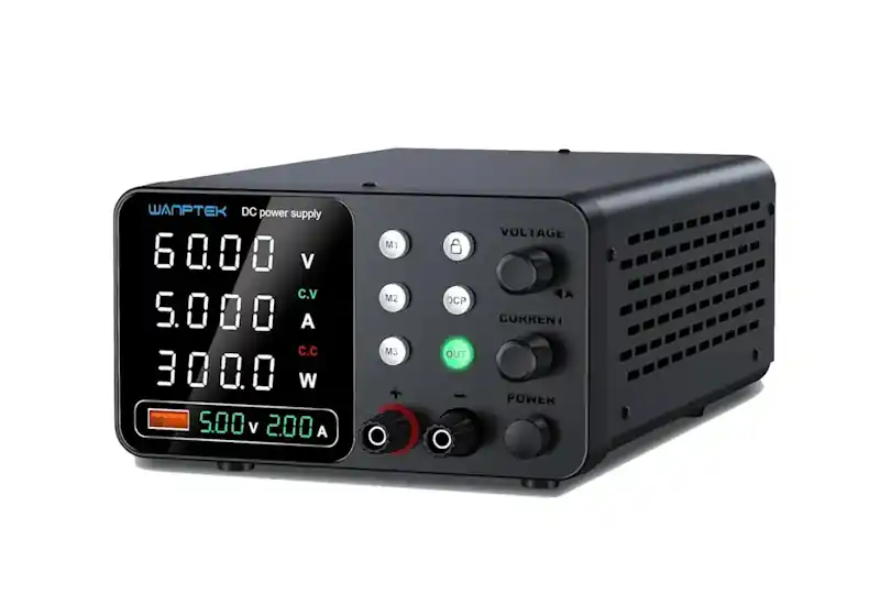Power supply with automatic current regulation for the CUT1600S Series
