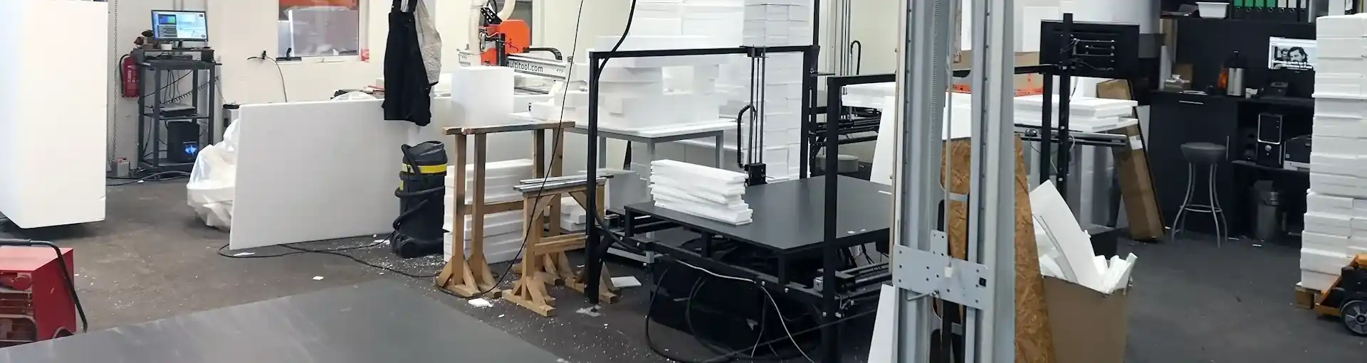 CUT1610S CNC machining XPS