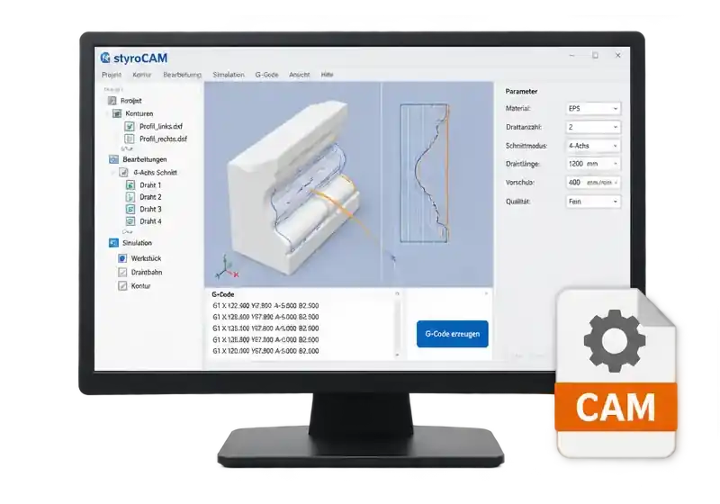 styroCAM software for the CUT1600S Series