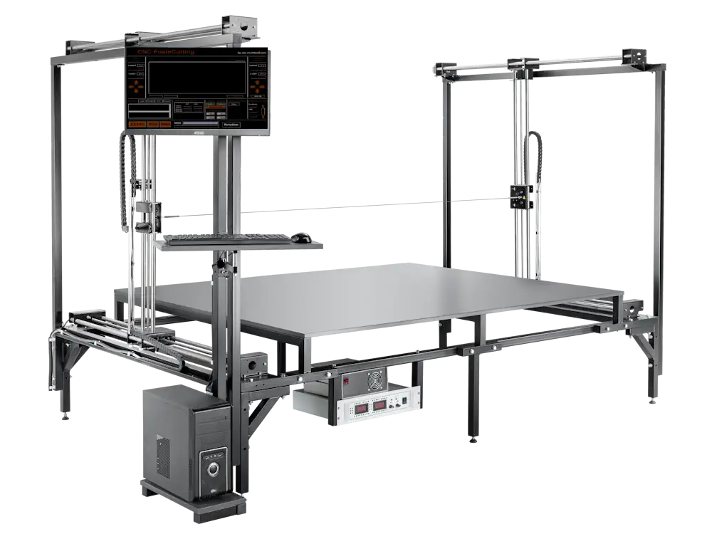 CUT2100S 4-axis CNC hot wire cutting machine