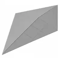 Ridge elements made of EPS and Neopor