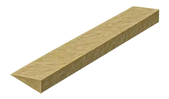 Insulation wedges from rock wool, PIR, PU and PUR