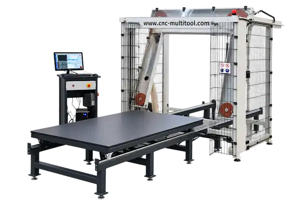 Cold wire cutting of EPP, PE, PU and EVA packaging